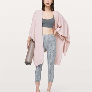 Lululemon Athletica Pink and Gray Capris